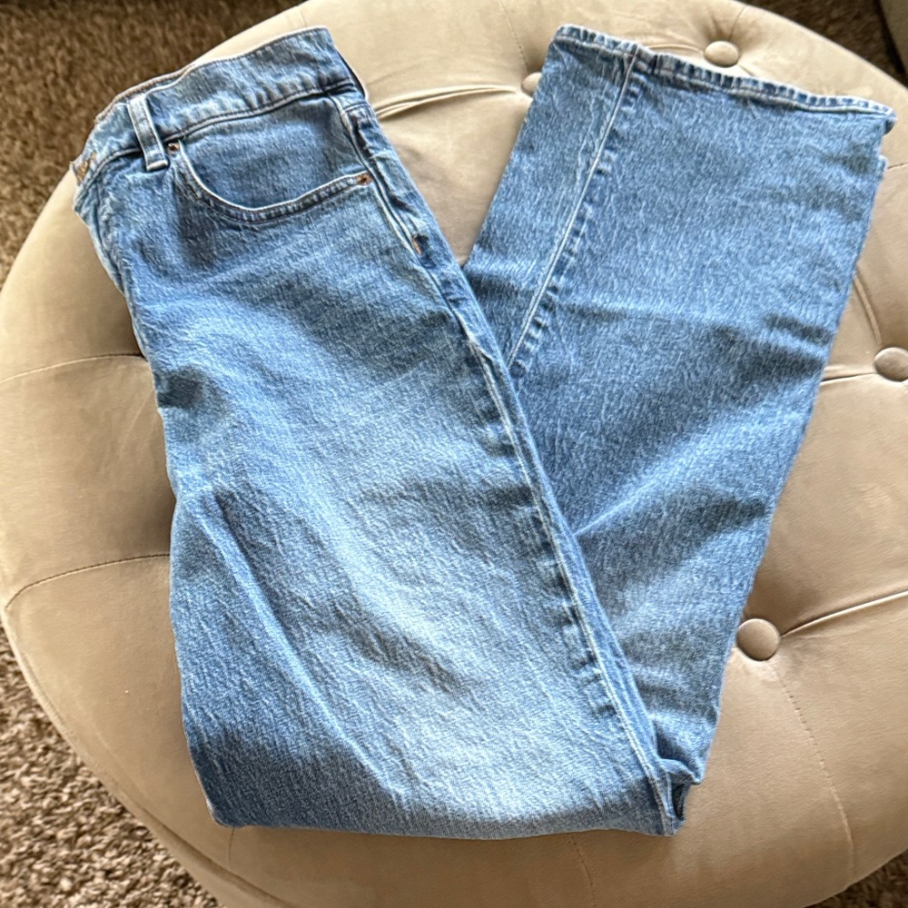 J. Crew factory Wide-leg full-length jean in all-day stretch